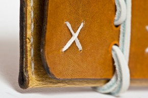 Leather Tobacco Pouch: White Wizard (accent detail)