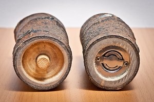 Rustic Salt Shaker and Pepper Mill 3