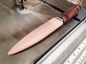 Leather Handled Knife in Blade Guard
