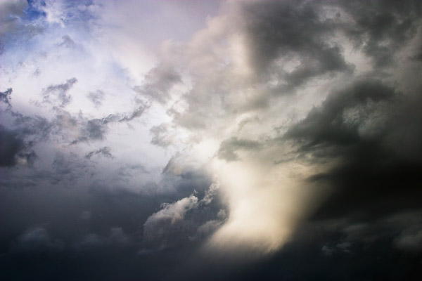 Spring Shower 1, 2006 (Sky Panoramas Series, but really also the first Cloudscape)